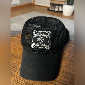 Jack Daniels black mesh hat snapback